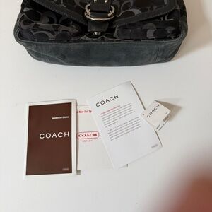 Coach Black Leather Bag